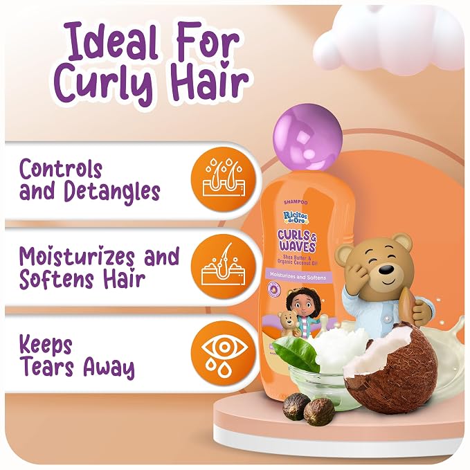Ricitos de Oro Curls & Waves Shampoo: Defines & Highlights Natural Curls - Image 3