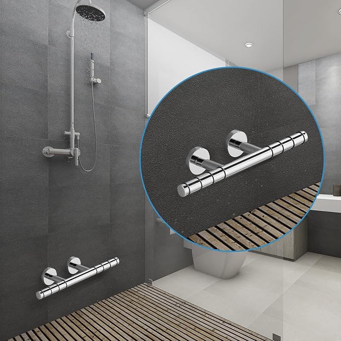 Chrome Shower Foot Rest for Shaving & Leg Care - Image 3