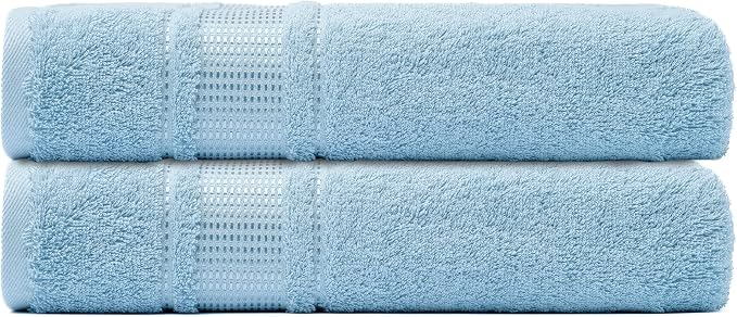 Melissa Linen Hand Towels Set of 2, 100% Turkish Cotton Towels, 20 in x 35 in - Image 4