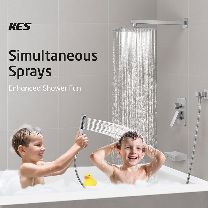 KES Bathtub Shower Faucet Set - Image 4