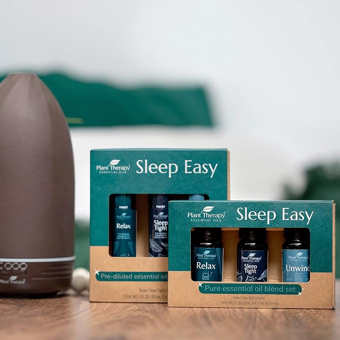 Plant Therapy Sleep Easy Essential Oil Blend Set 10 mL Each of Relax, Sleep - Image 5