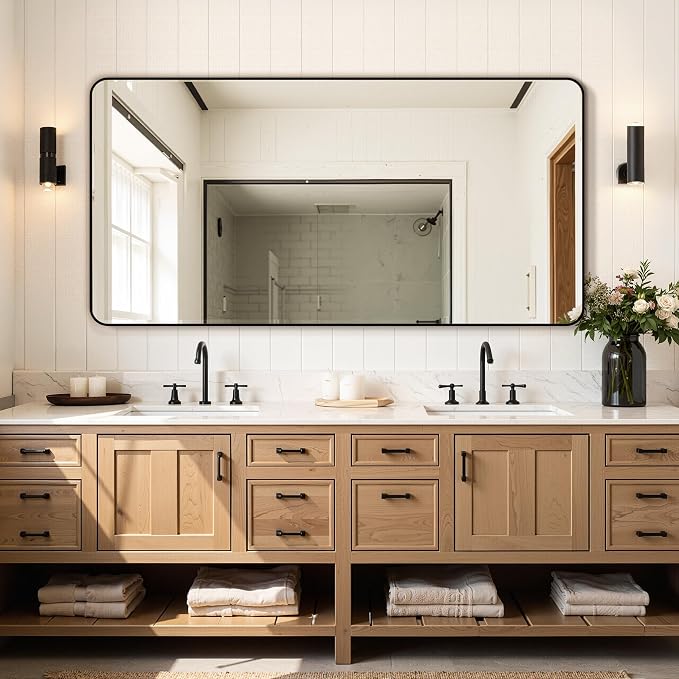 Delma Bathroom Vanity Mirror, High-Definition Bathroom Mirror, Versatile - Image 2