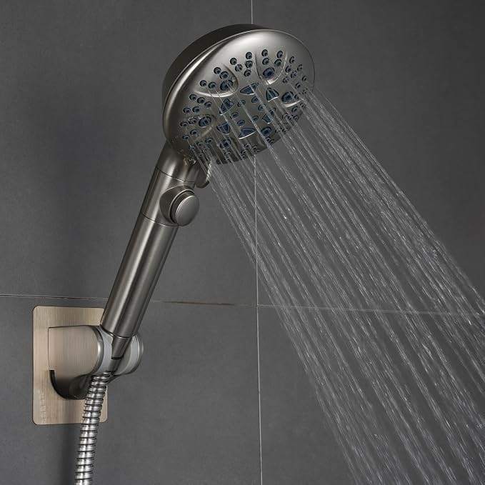 Shower Head Holder Strong Adhesive No Drilling Wall Mount Adjustable Handheld - Image 8