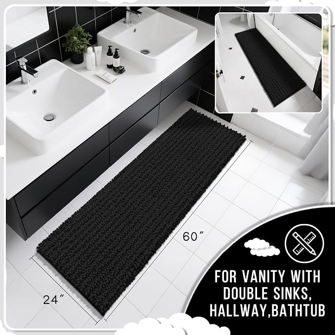 Yimobra Bathroom Runner Rug 60x24 Inch - Image 2