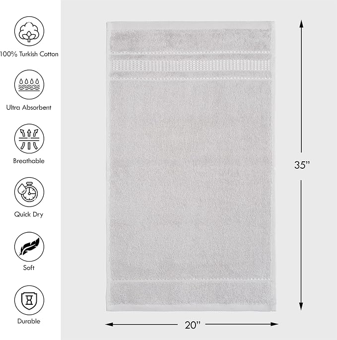 Melissa Linen, 2 Piece Hand Towel Set, 100% Turkish Cotton Face Hand Towels - Image 2
