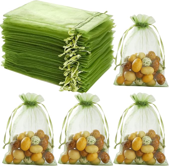 Hopttreely 100Pcs Organza Bags by Hopttreely