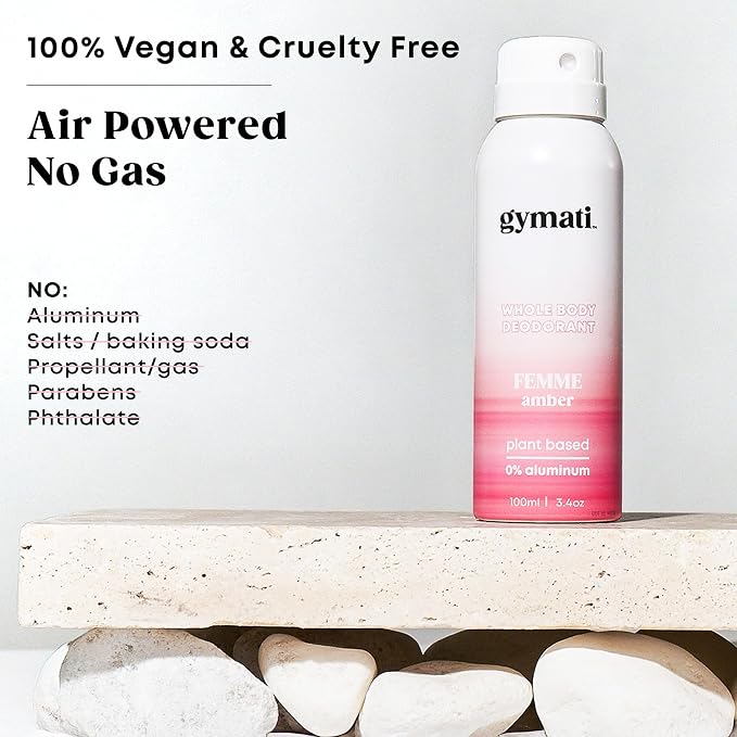 Gymati Fitness Body Deodorant Spray Aluminum Free - Image 4
