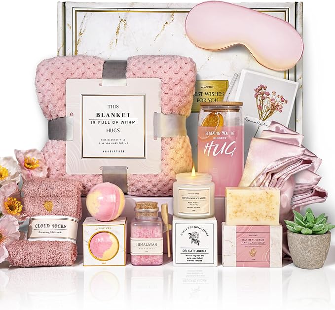 Get Well Soon Gift Baskets For Women, Birthday Gifts, Care Package, Condolences by Unknown
