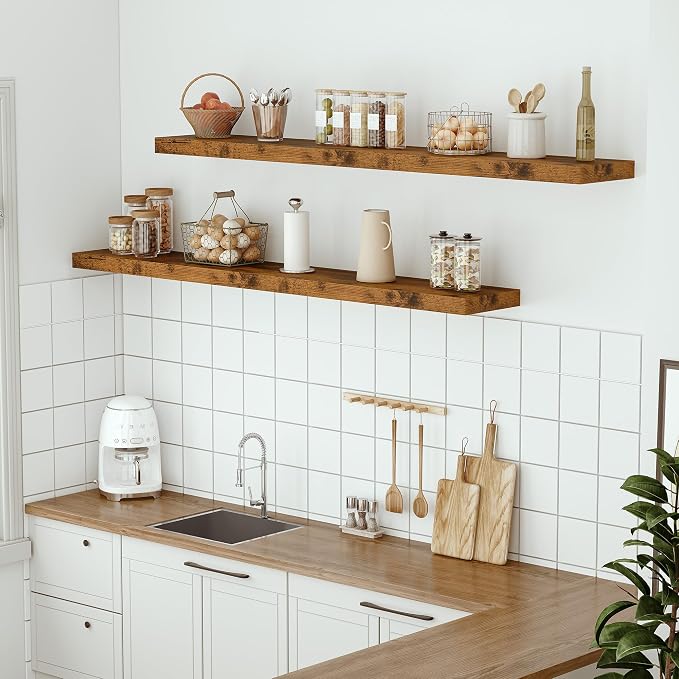 Vivelove 55 inches Long Floating Shelves - Image 2