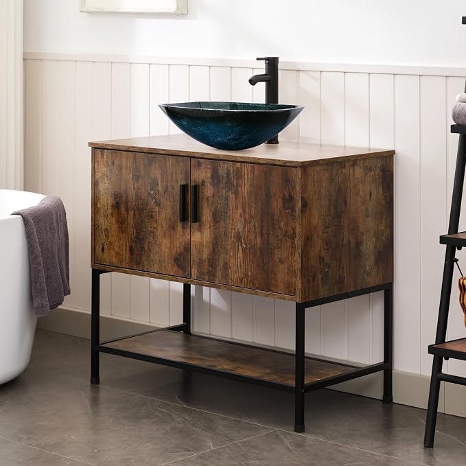 UEV Rustic Brown 36" Bathroom Vanity - Image 5
