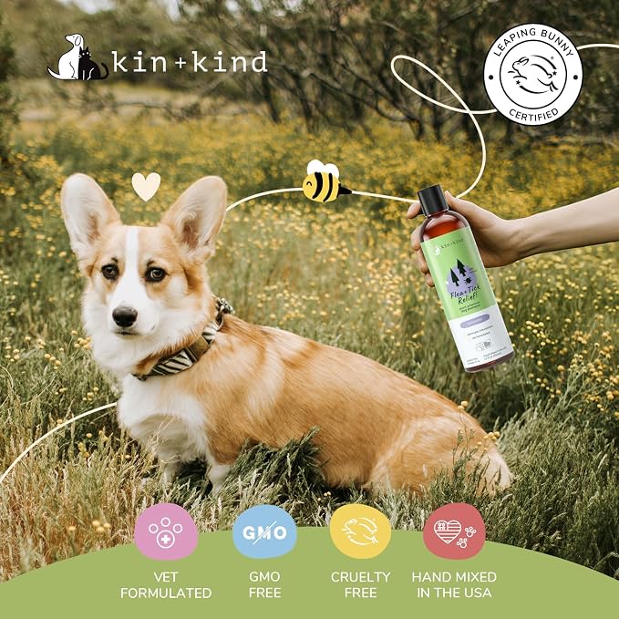kin+kind Flea and Tick Shampoo for Dogs Vet Formulated - Image 9