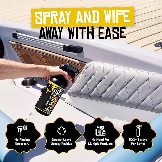 Boat Juice Mildew Stain Remover & Restorer Boat Cleaner | Marine-Grade Boat - Image 6