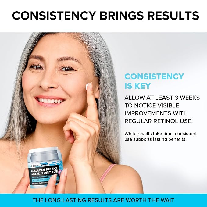 SimplyVital Collagen, Retinol & Hyaluronic Acid Cream - Image 8