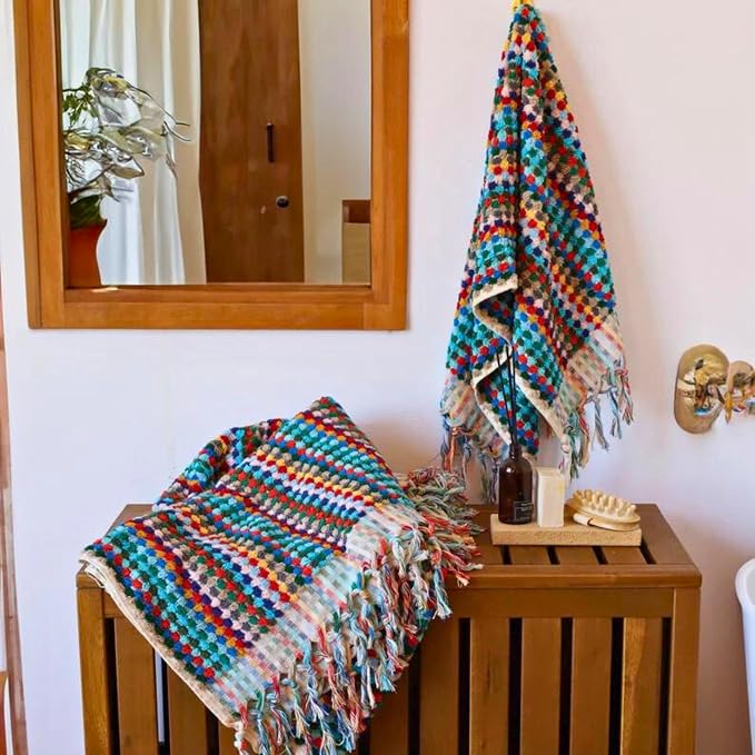 Pom Pom Turkish Bath and Beach Towels - Image 5