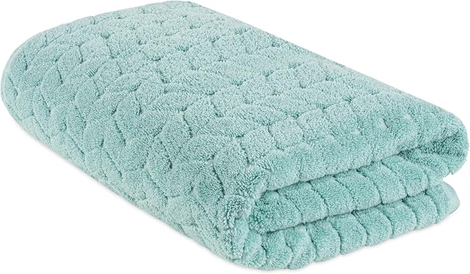 Turkish Cotton Ultra-Soft Plush Absorbent Quick Dry Bathroom Towel Set by BagnoMilanoLuxurySoftness