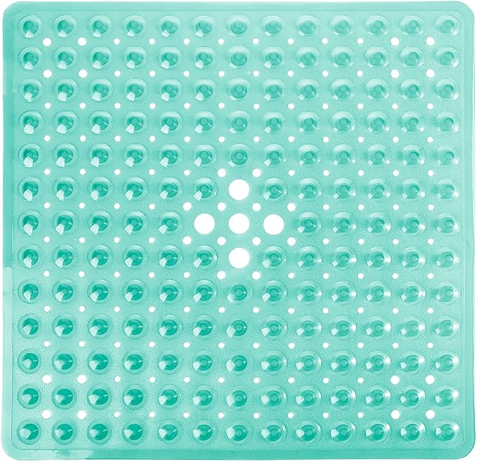 Yimobra Shower Stall Mat Non Slip, 21x21 Inch, Soft Square Bath Mat by Yimobra