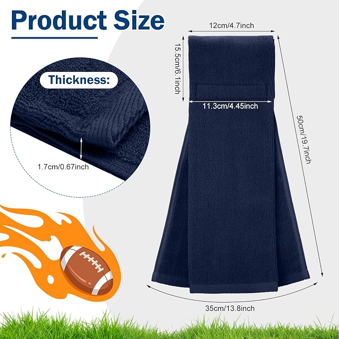 Shimeyao 2 Pcs Cotton Sports Football Towel - Image 2