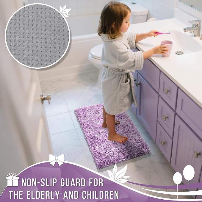 Yimobra Long Bathroom Rug Non Slip 44x24 Inch, Extra Thick Soft Absorbent - Image 6