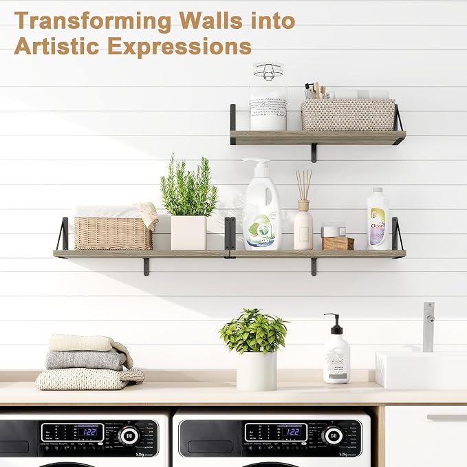 Fun Memories Floating Bookshelves, Decorative Wall Shelf - Image 2