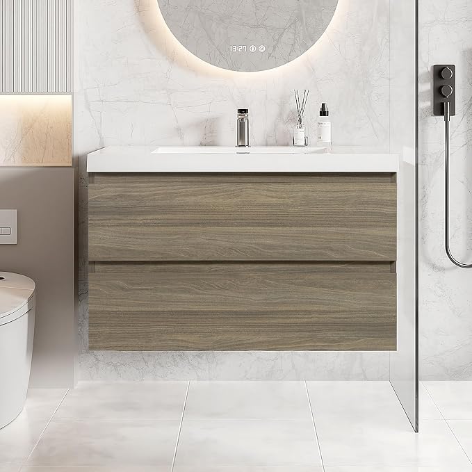 36 Inch Floating Bathroom Vanity by Runave