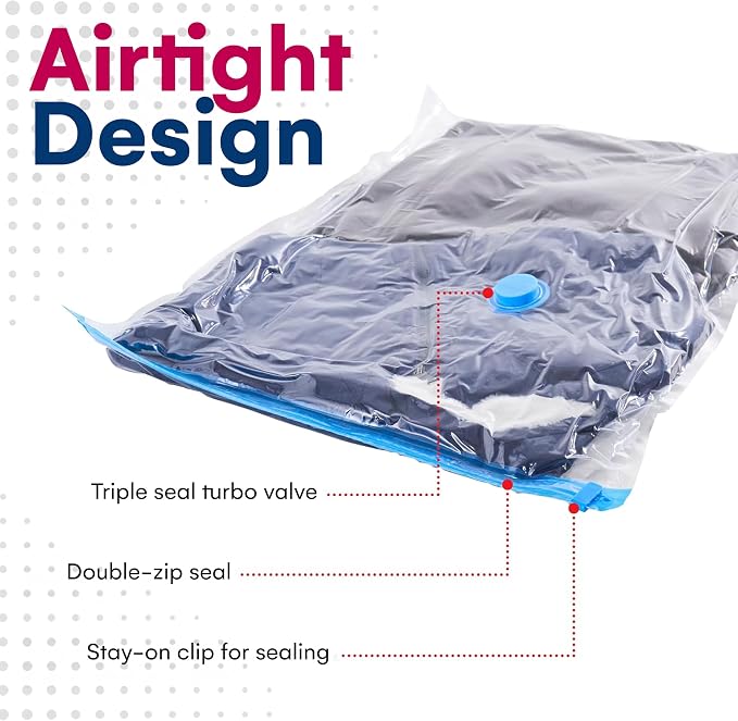 20 Pack Variety Vacuum Storage Bags - Image 4