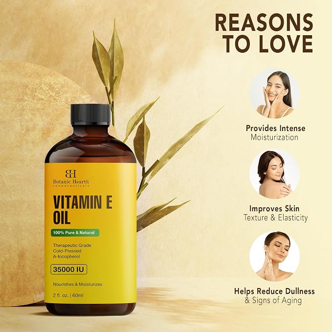 Botanic Hearth Vitamin E Oil | 100% Pure and Natural Oil - Image 3