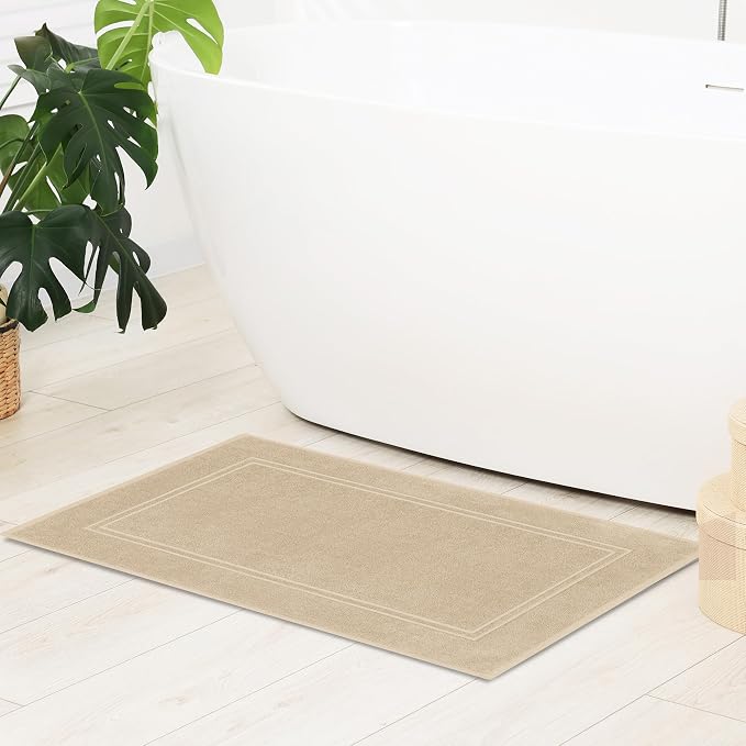Tens Towels Pack of 2 Bath Mats 100% Cotton, 20 x 32 Inches, Super Absorbent - Image 5