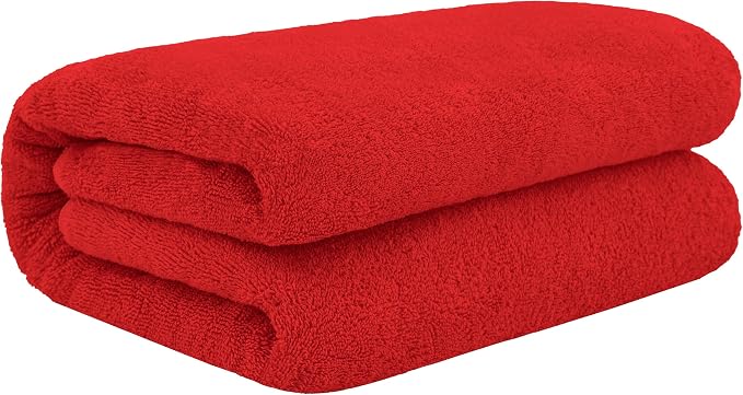 Cotton Paradise 100% Cotton 40x80 Oversized Bath Sheet, Extra Large Turkish - Image 3