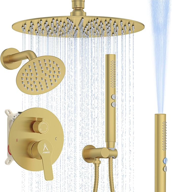 Shower System Shower Faucet Set Rainfall Shower Set by JQBQS