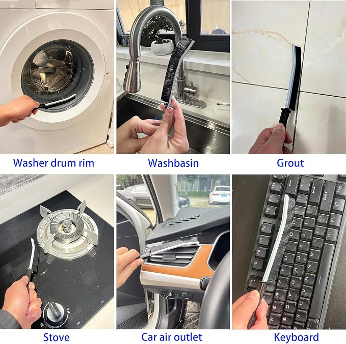 8 Pack Washing Machine Cleaning Brush, Dryer Vent Cleaner Kit, Flexible Dryer - Image 4