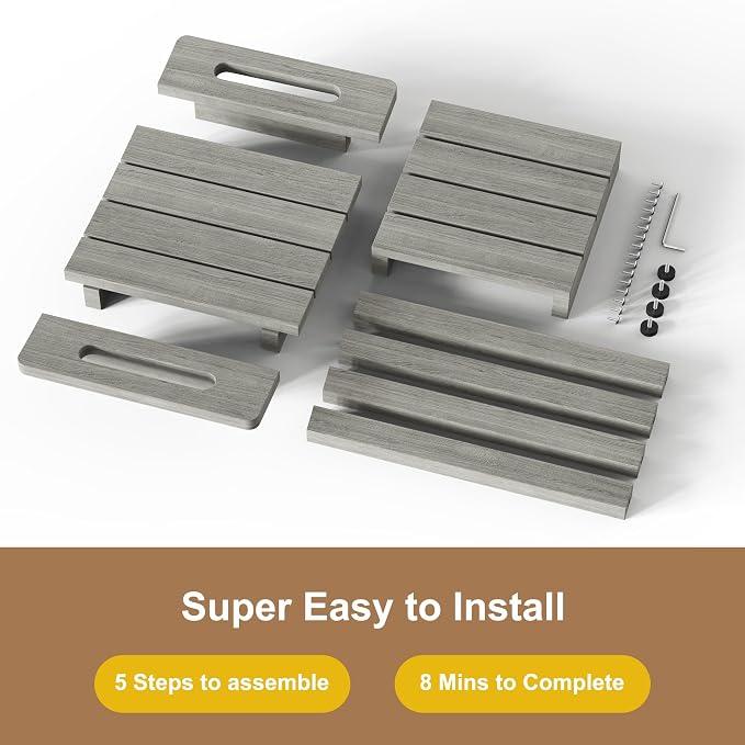 HIPS Shower Benches for Inside Shower, Shower Stool - Image 7