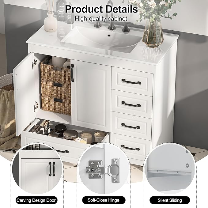 Freestanding Bathroom Vanity - Image 5