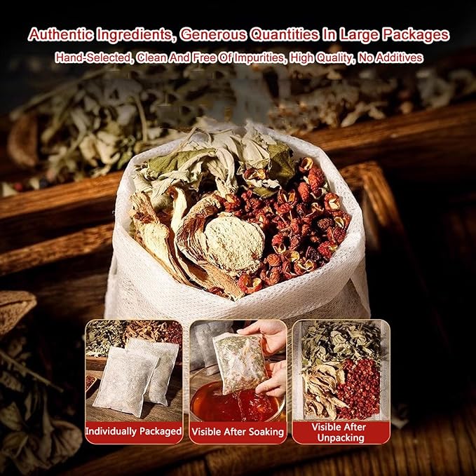 30 Pcs Body Detox Foot Soak To Remove Toxins, Lymphatic Drainage Ginger Herbal - Image 2