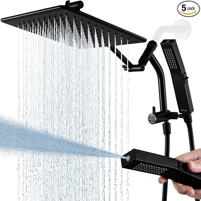 G-Promise All Metal 10 Inches Rain Shower Head by G-Promise