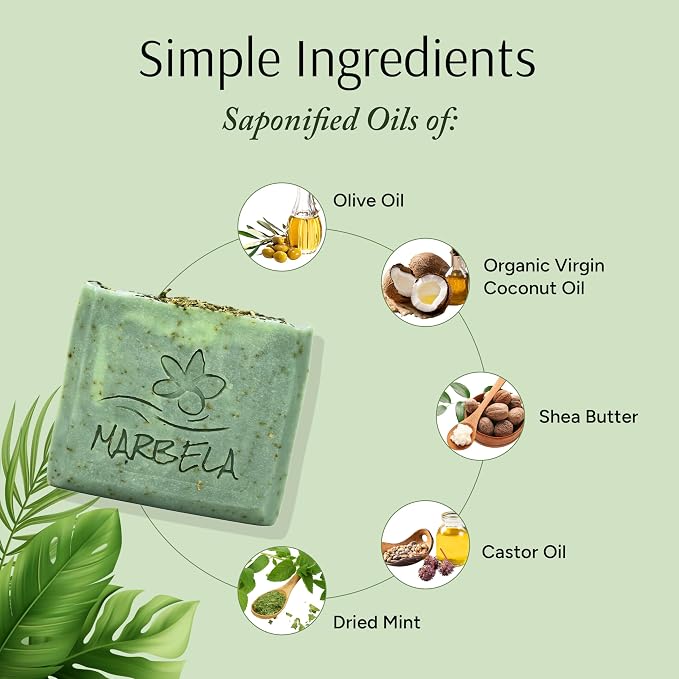 Marbela Cosmetics Fresh Forest Handmade Soap Bar - Image 3