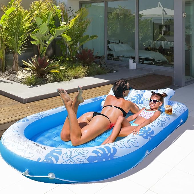 Inflatable Tanning Pool Lounger Float - Image 7
