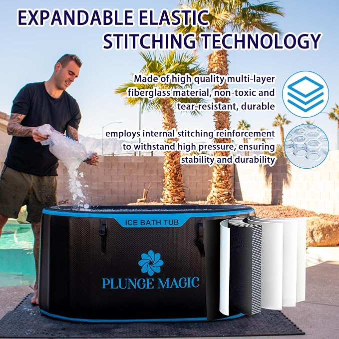 Ultimate Cold Plunge Tub Inflatable Ice Bath Tub - Image 4