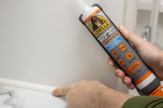 Gorilla Waterproof Caulk & Seal Silicone Sealant, 10Oz Cartridge - Image 6