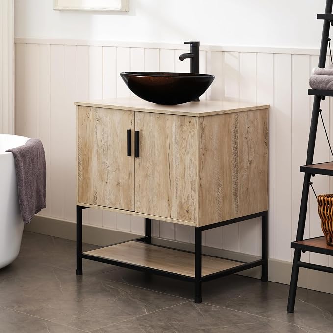 UEV Rustic Oak 30" Bathroom Vanity - Image 5