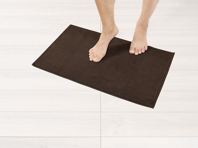 American Soft Linen Bath Rug, 17 in 24 in 100% Cotton Bath Mats Rugs by AmericanSoftLinen