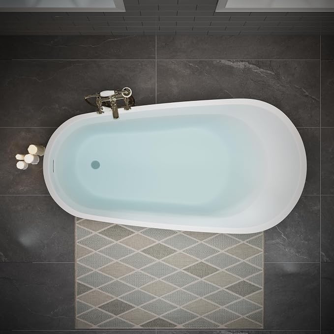 ABRUZZO 55" Acrylic Freestanding Bathtub - Image 3