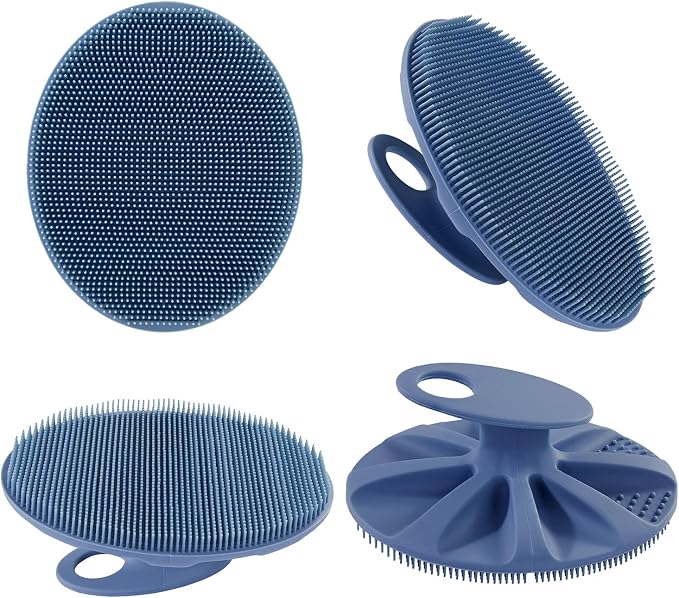 Food-Grade Soft Silicone Body Cleansing Brush Shower Scrubber, Gentle - Image 6