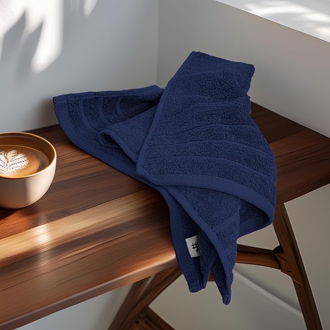 Tens Towels Pack of 6 Hand Towels, 100% Cotton, Lighter Weight, Quick to Dry - Image 6