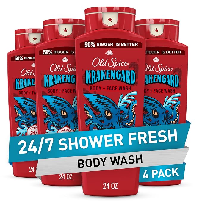 Old Spice Cleansing Body Wash for Men, 3X Defense, 24/7 Shower Fresh by OldSpice