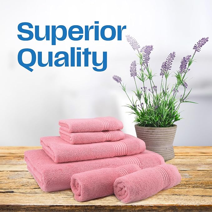 EastNBlue Lara Premium Bath Towel Set 6 Piece - Image 3