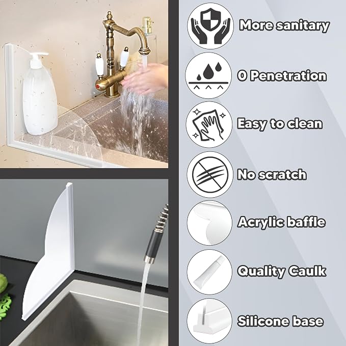 Shower Splash Guard for Bath - Image 2