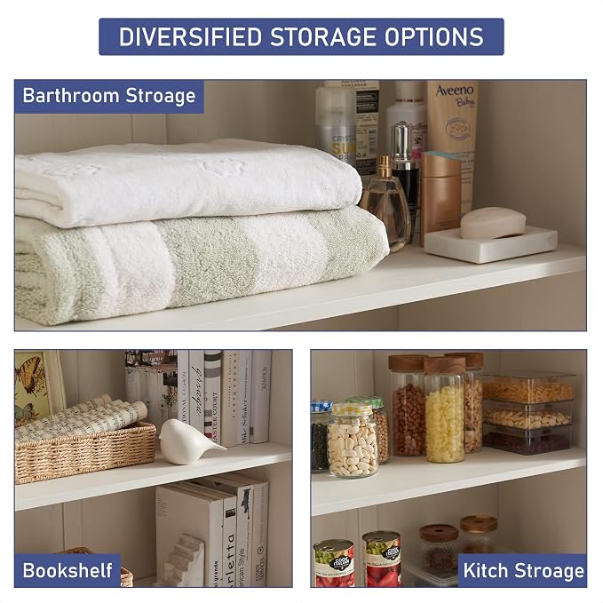 JXQTLINGMU Farmhouse Kitchen Pantry Cabinet - Image 9