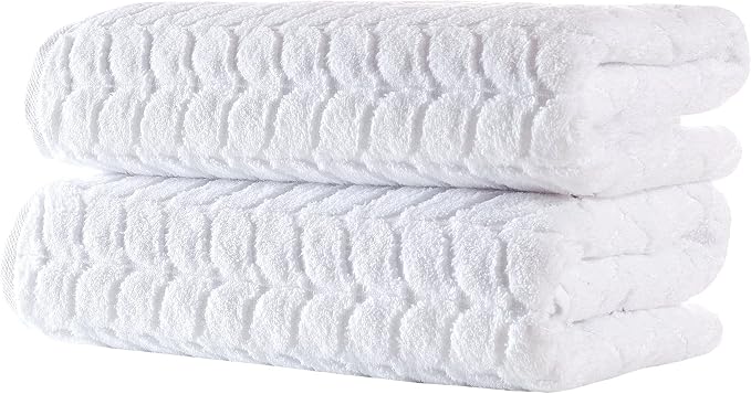 Turkish Cotton Ultra-Soft Plush Absorbent Quick Dry Bathroom Towel Set - Image 3