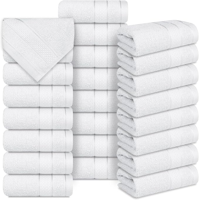Casa Lino Face Towels & Body Wash Cloths by CASALINO