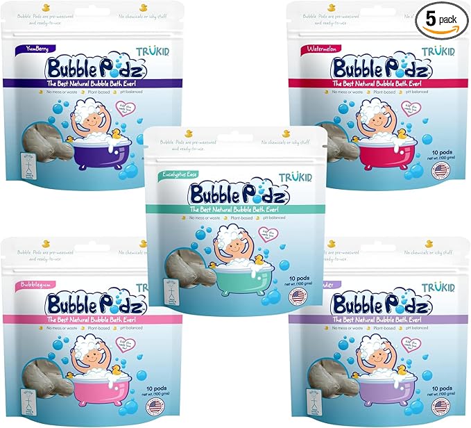 TruKid Bubble Podz Bubble Bath Bundle by TruKid